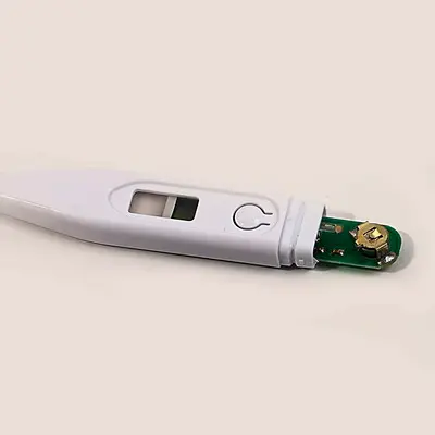 Term&oacute;metro digital m&eacute;dico de punta r&iacute;gida con ce y sonda