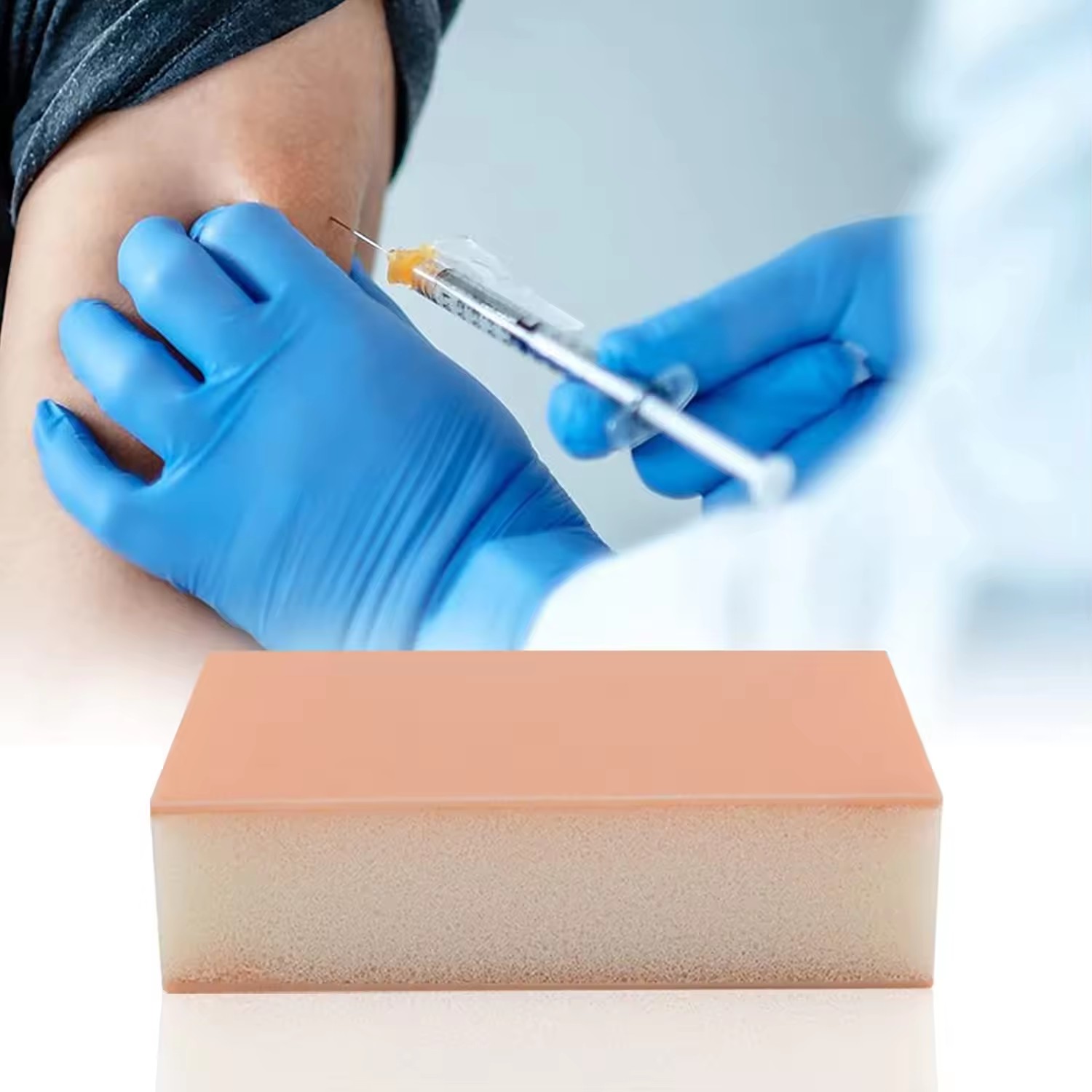 Modello didattico per studenti di medicina infermieristica Ultrassist Injection Training Pad con spugna assorbente