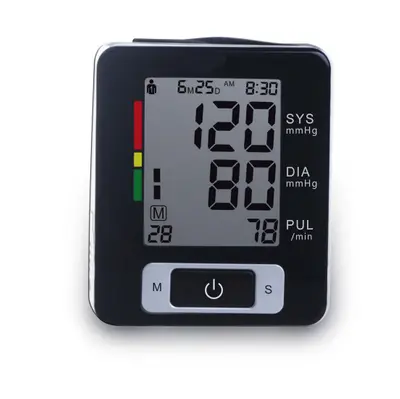 Monitor de presi&oacute;n arterial digital port&aacute;til masculino en la parte superior del brazo