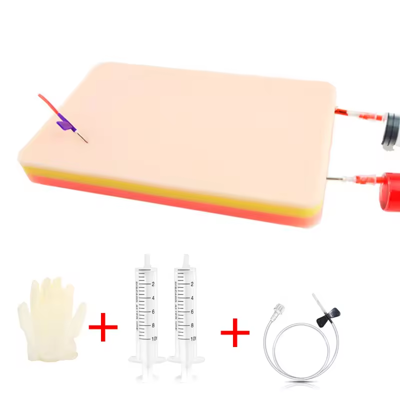 Coussin d'injection IV, nouveau mod&egrave;le de formation intraveineuse, agrafeuse de peau pour perforation de soins infirmiers, coussin de pratique dentaire
