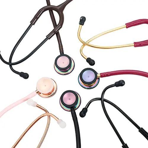 SW-ST48 Classic III roestvrijstalen cardiologie-stethoscoop met dubbele kop